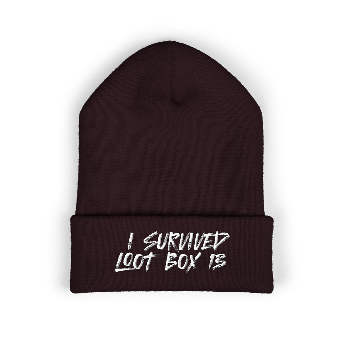 I Survived Loot Box 13 Embroidered Beanie