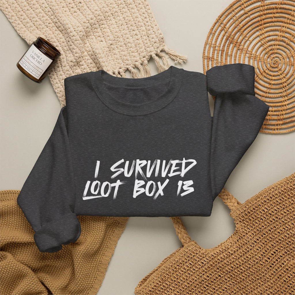 I Survived Loot Box 13 Crewneck Sweatshirt