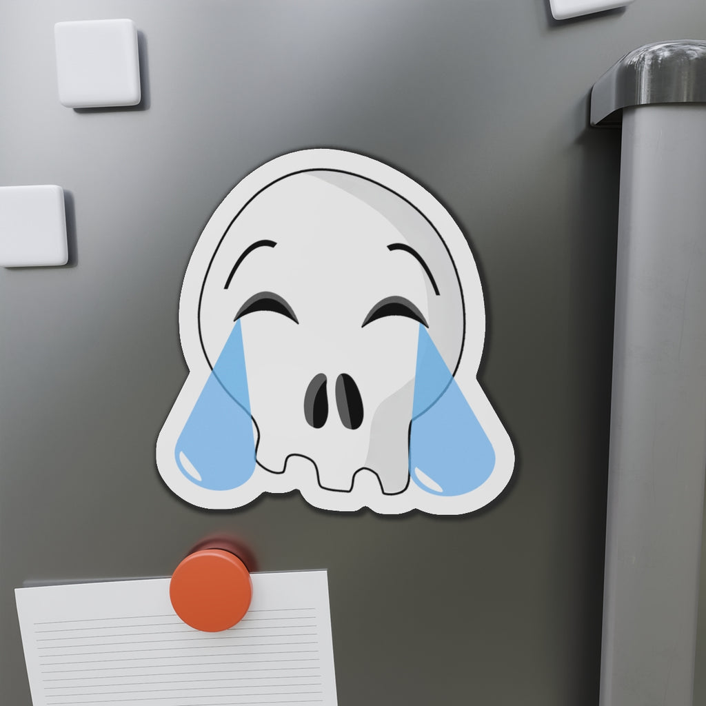 Laughing Crying Skull Magnet