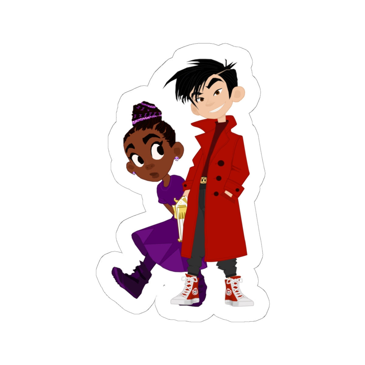 Grey and Minn Sticker (Kid Crew)