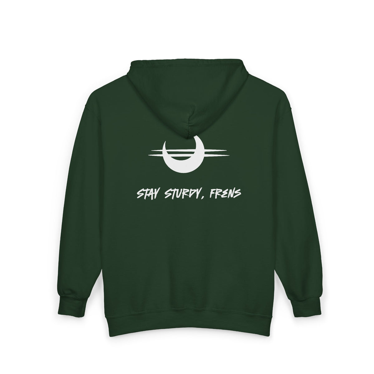 Stay Sturdy, Frens Crest Zip Hoodie