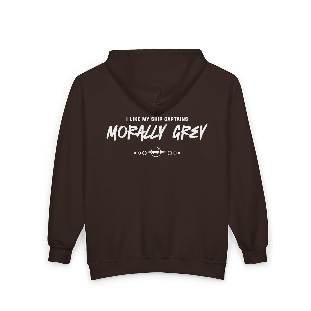 I Like My Ship Captains Morally Grey Zip Hoodie