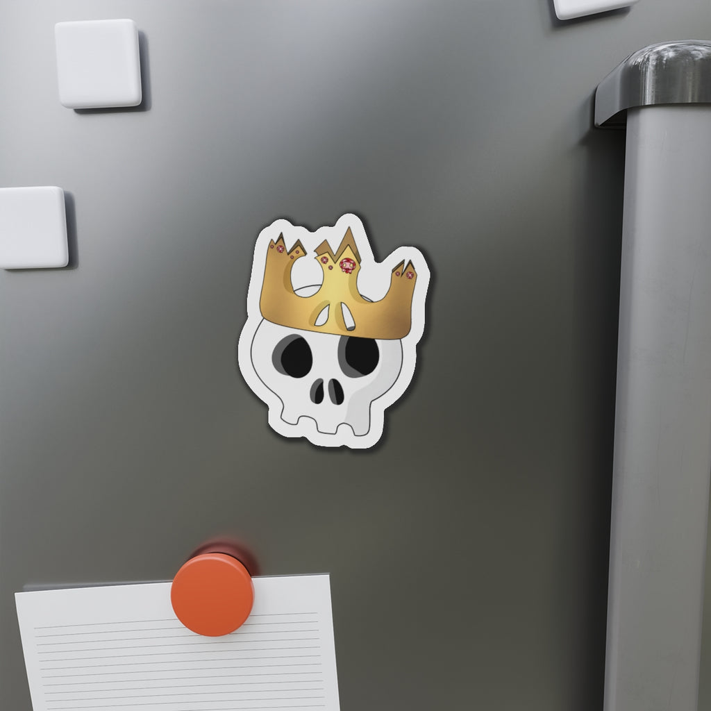 King & Queen Crown Skull Magnet