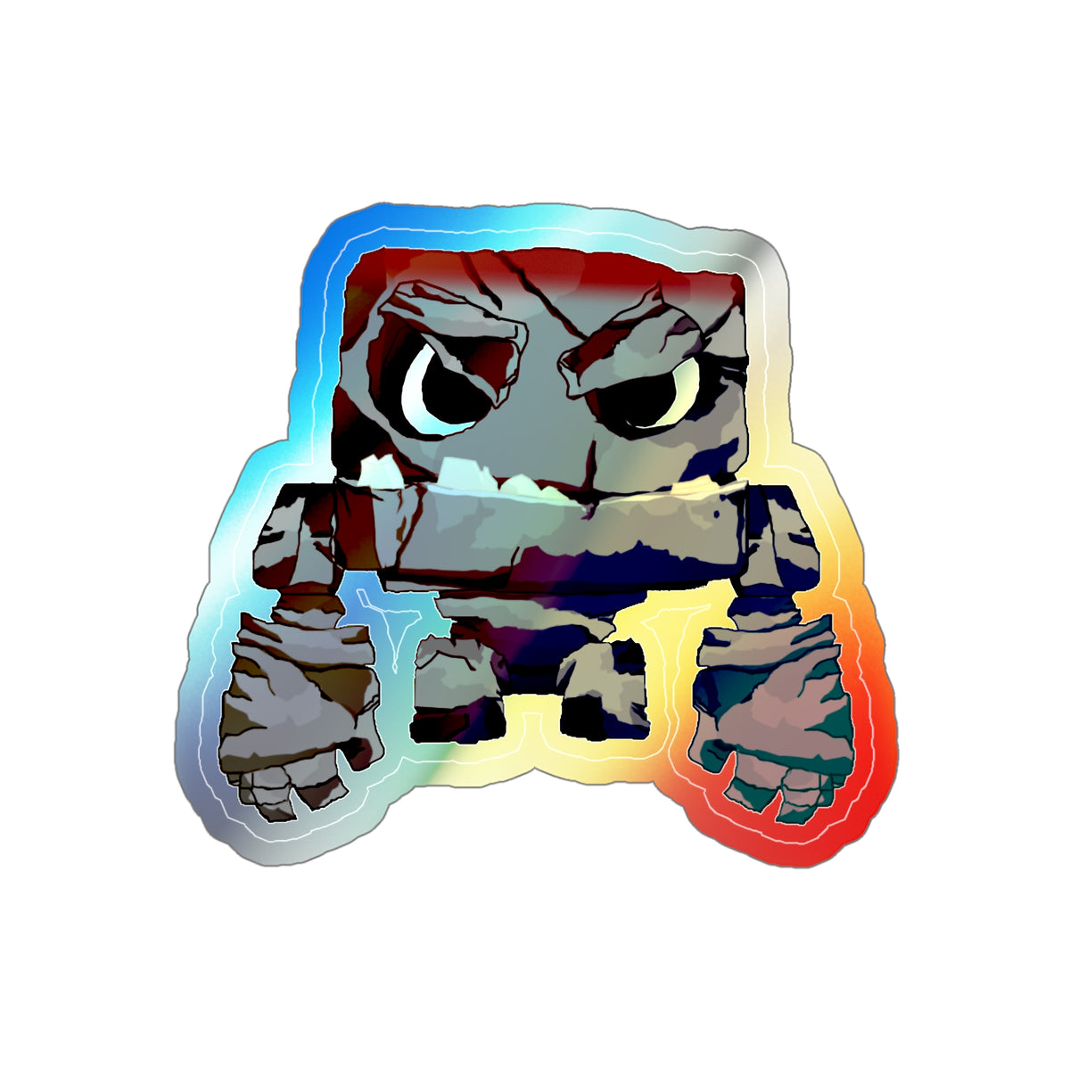 Izzy Mad Holographic Sticker (Kid Crew)