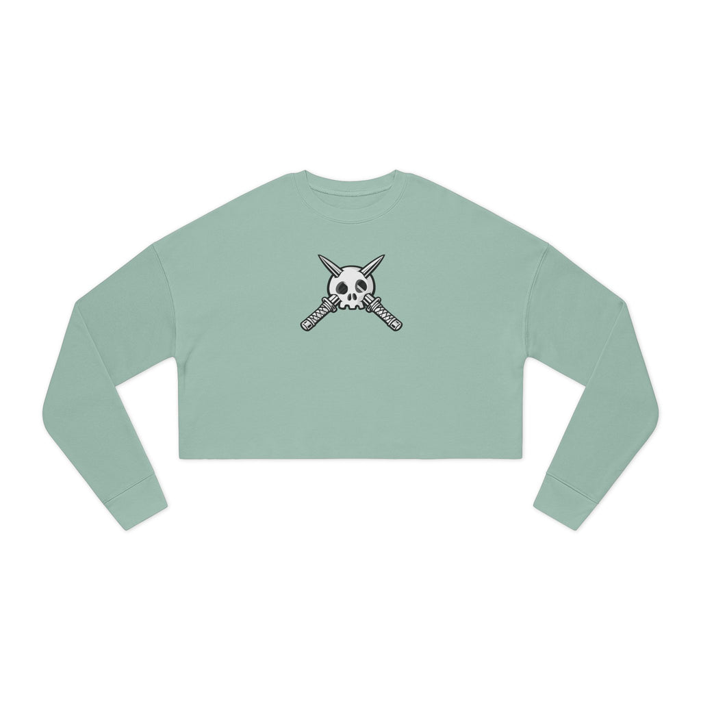 Trench Logo Cropped Sweatshirt