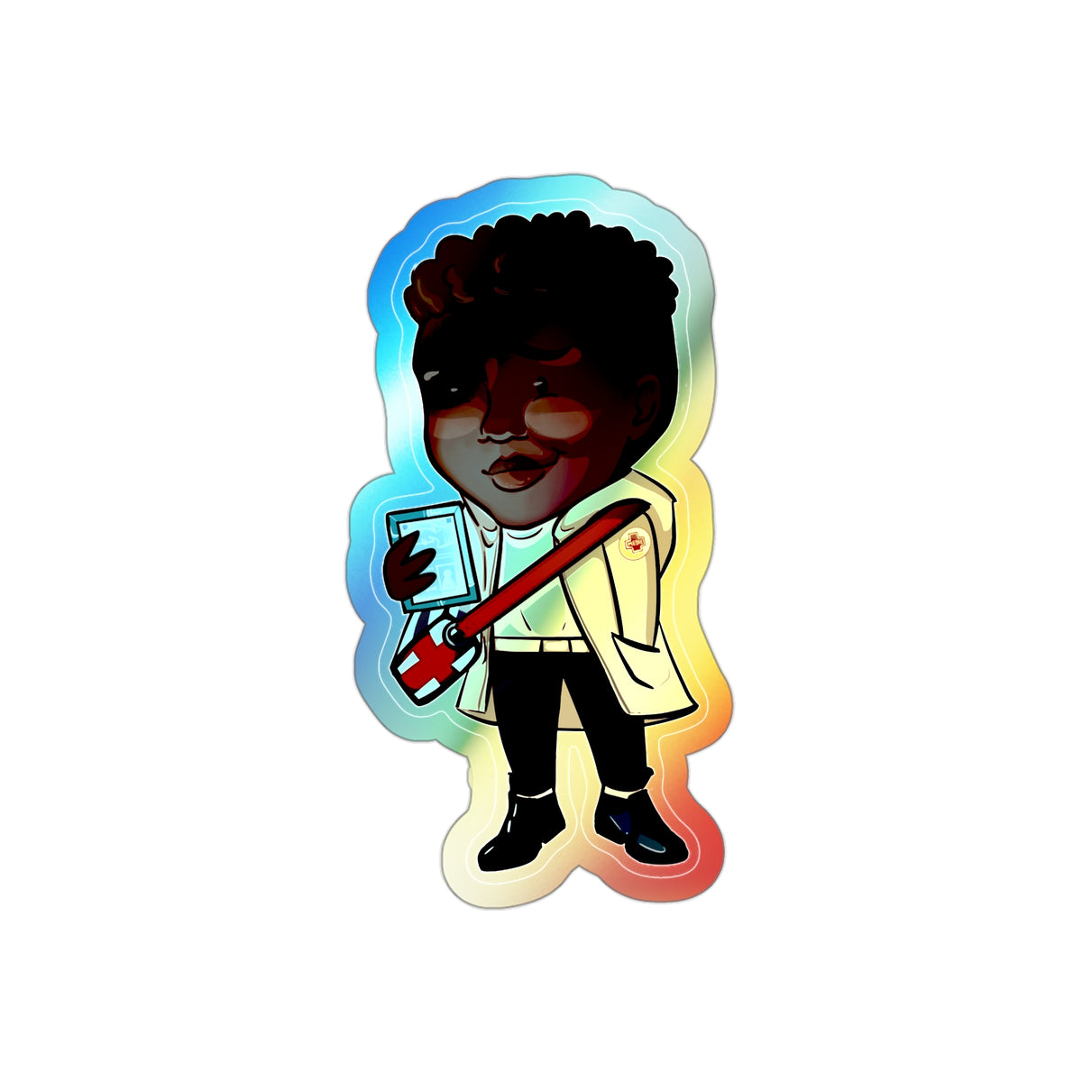 Farlow Holographic Sticker (Chibi-Style)