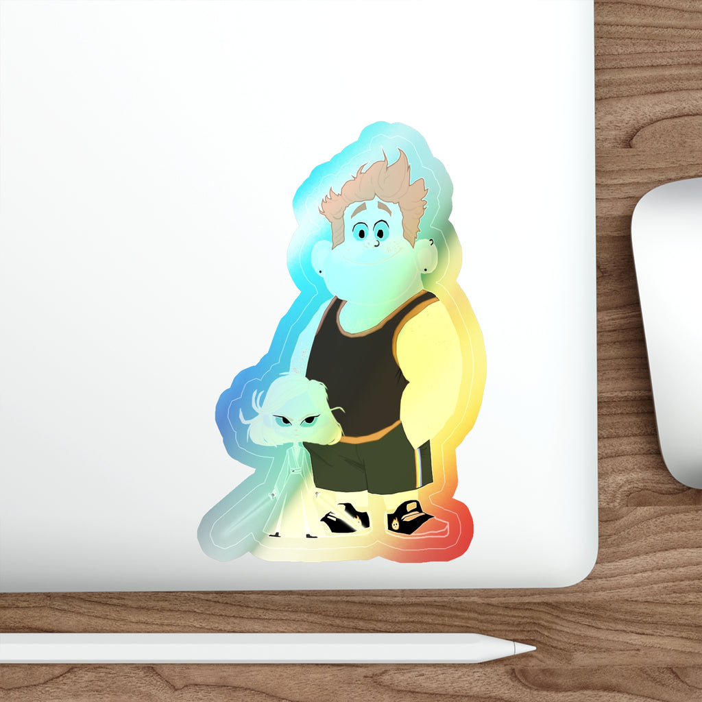 Mars and Dot Holographic Sticker (Kid Crew)