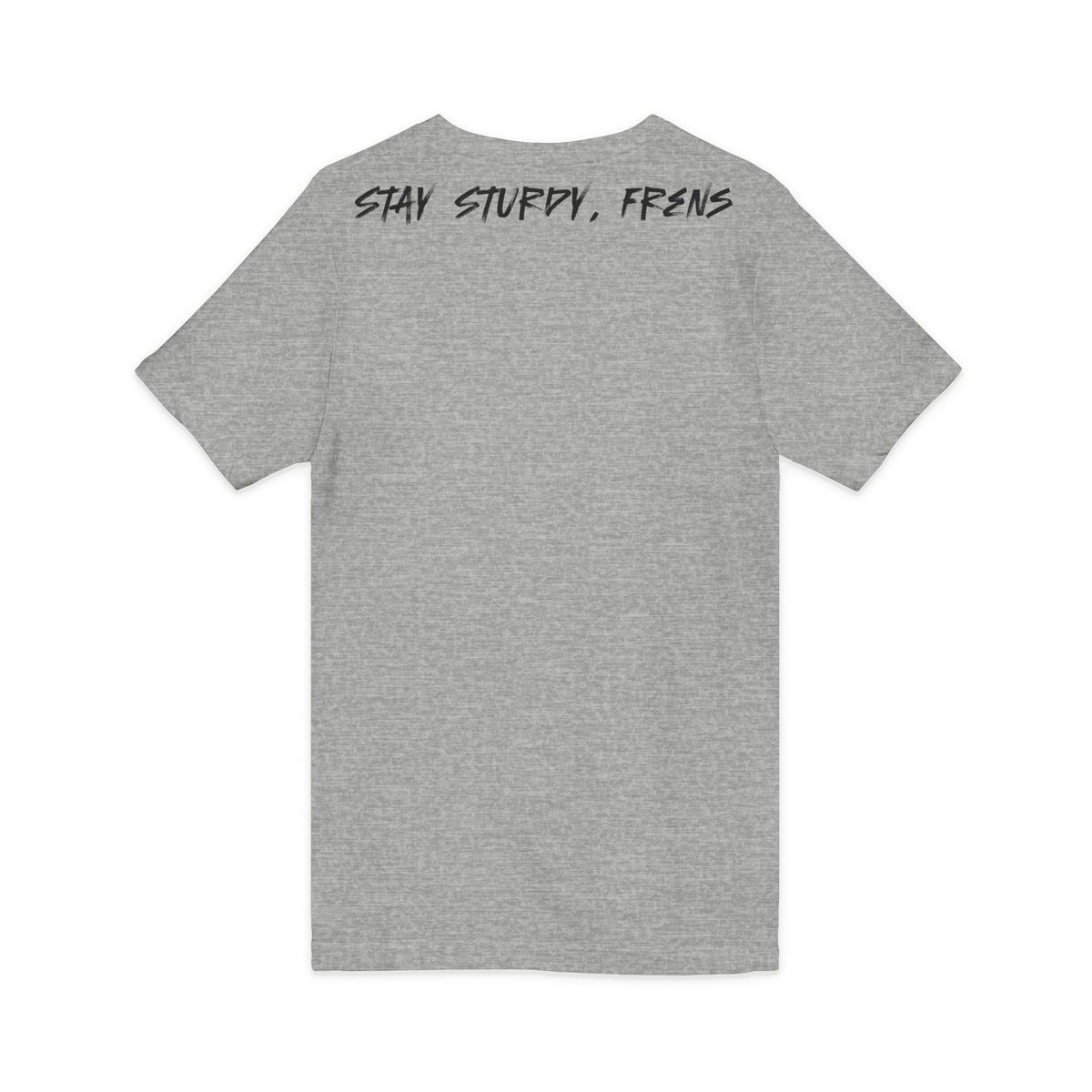 Stay Sturdy, Frens Crest V-Neck Tee