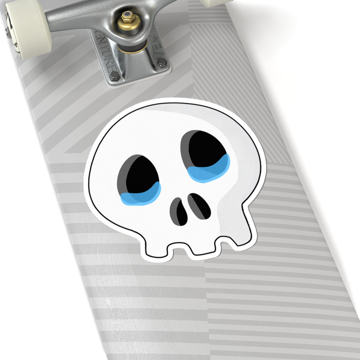 Sad Tears Skull Sticker