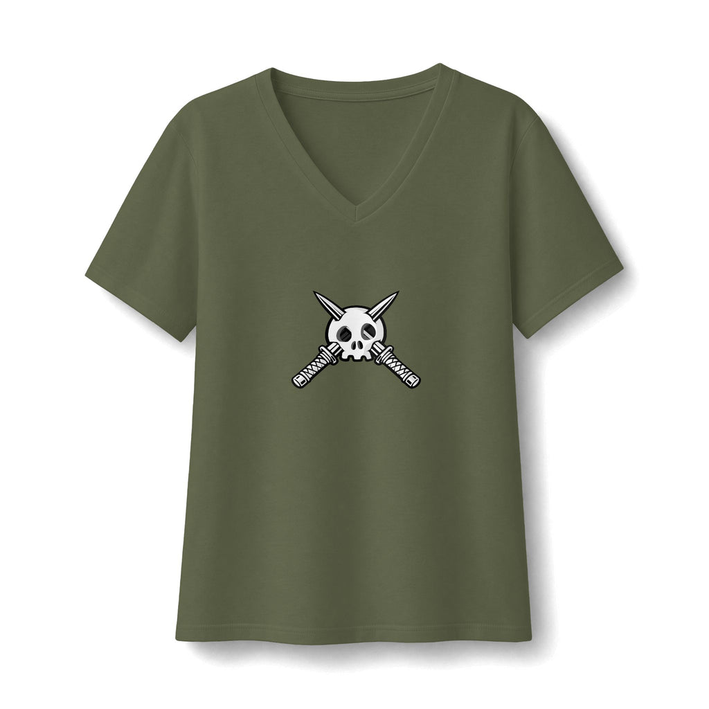 Trench Logo Women's Relaxed V-Neck Tee