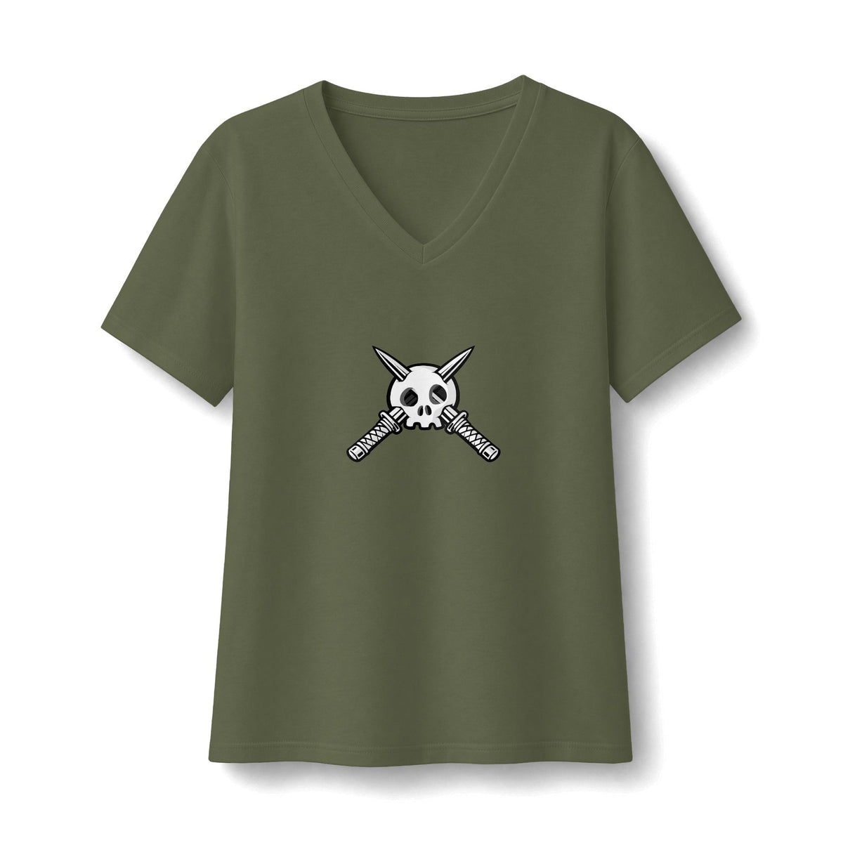 Trench Logo Women's Relaxed V-Neck Tee