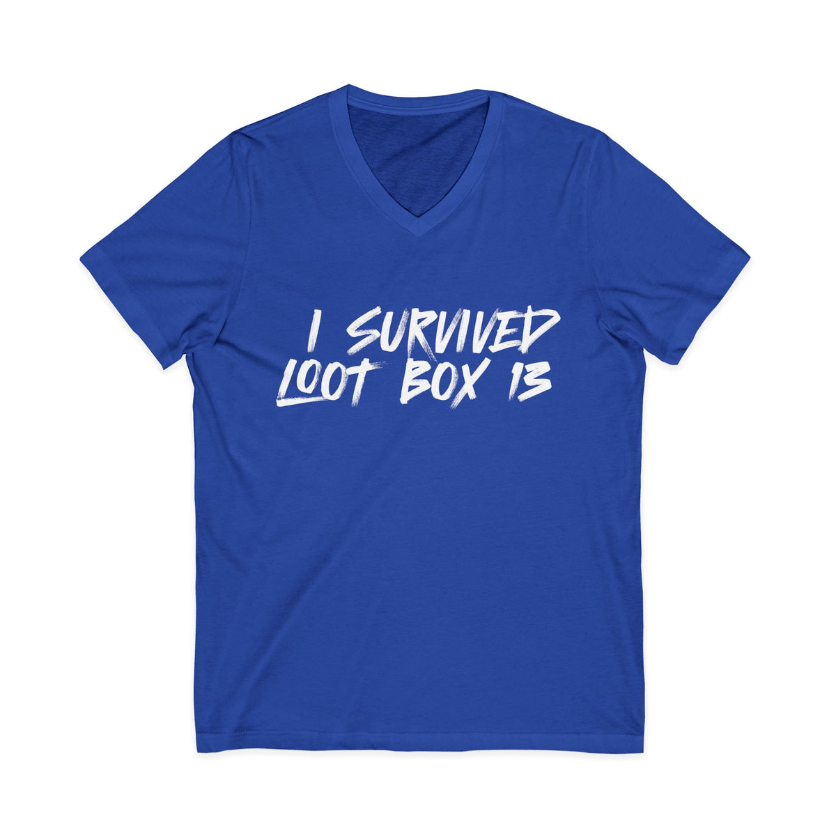 I Survived Loot Box 13 V-Neck Tee