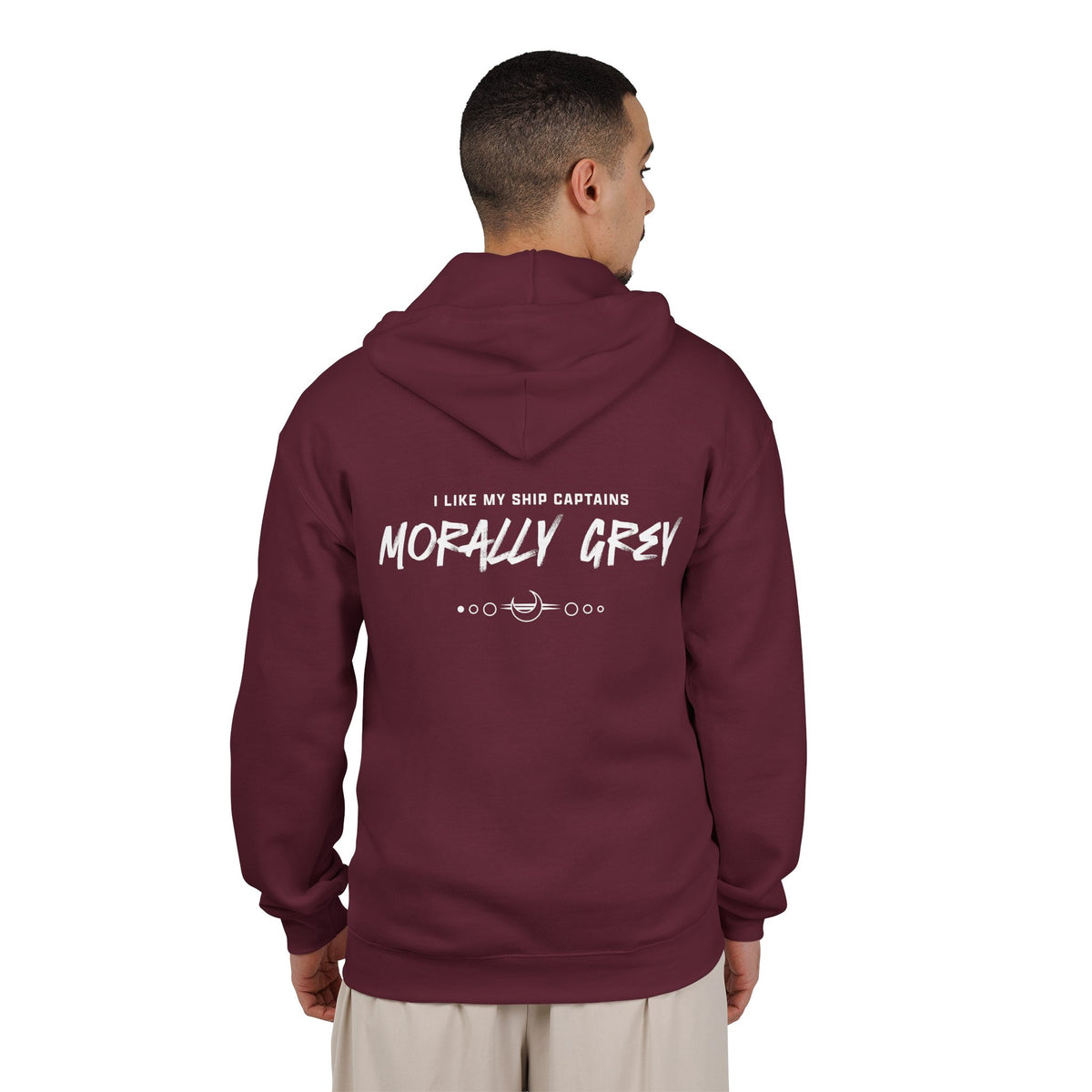 I Like My Ship Captains Morally Grey Zip Hoodie