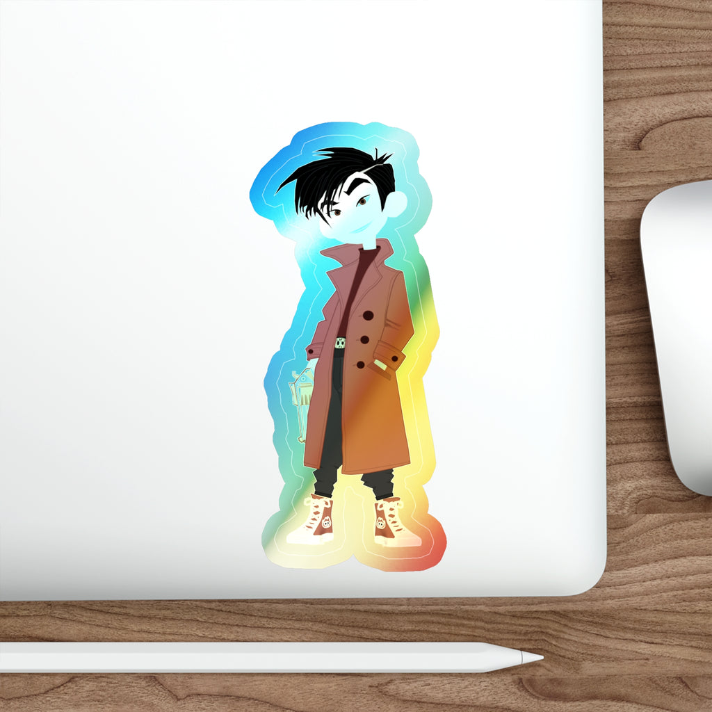 Grey Holographic Sticker (Kid Crew)