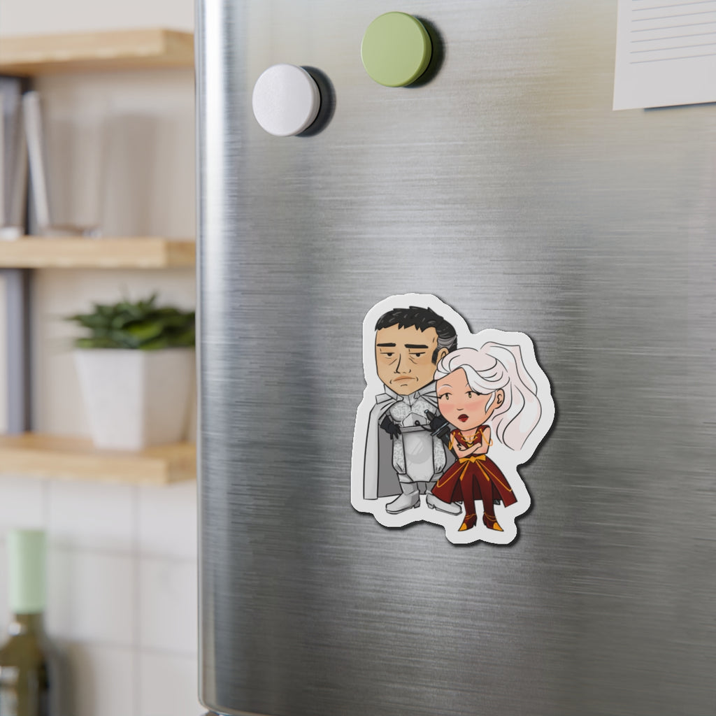 Dalia and Rook Magnet (Chibi-Style)