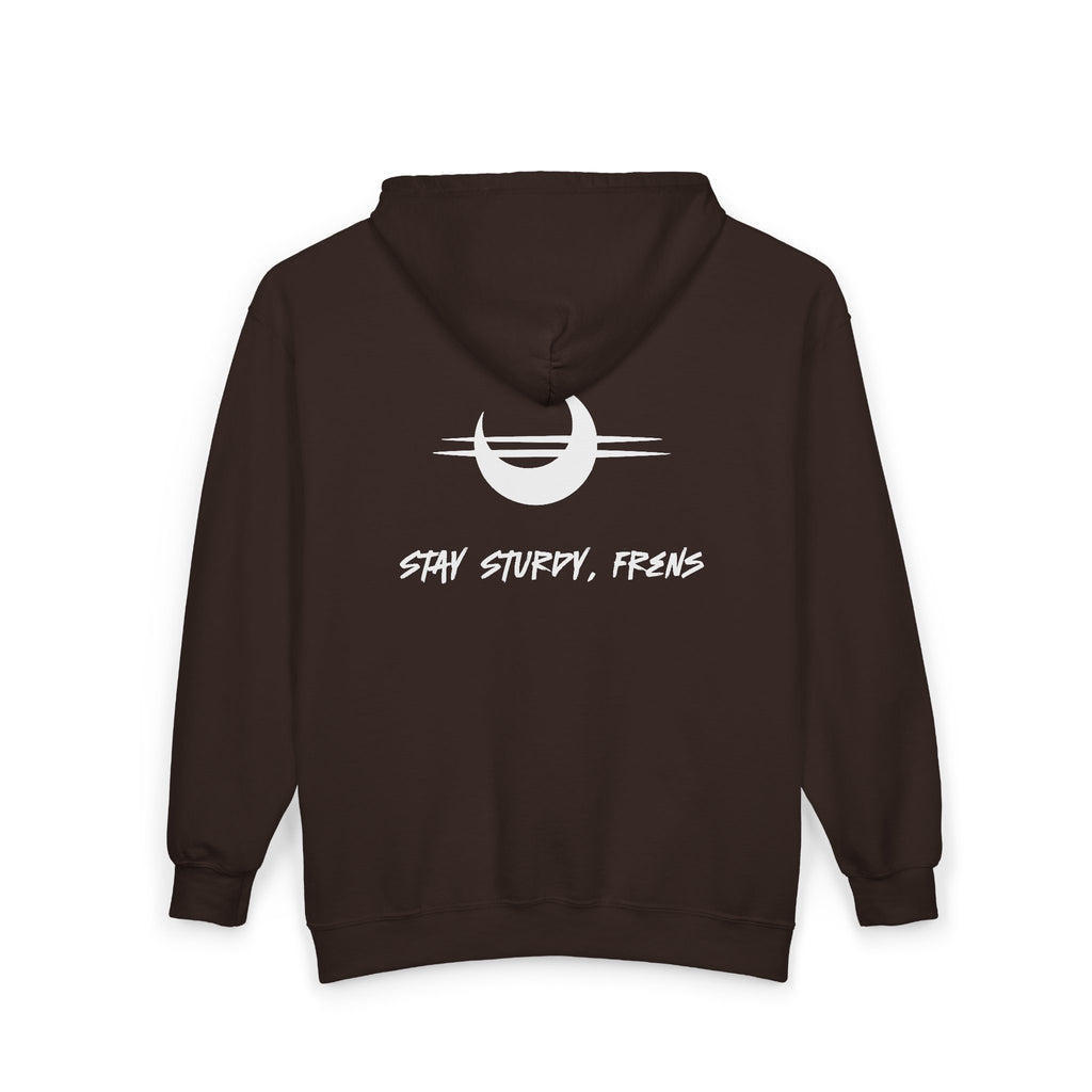 Stay Sturdy, Frens Crest Zip Hoodie