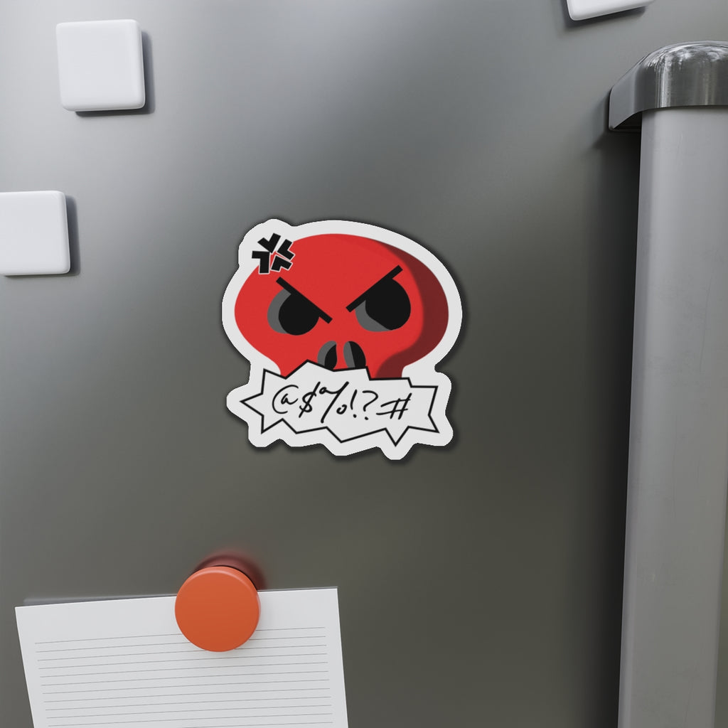 Cursing Skull Magnet