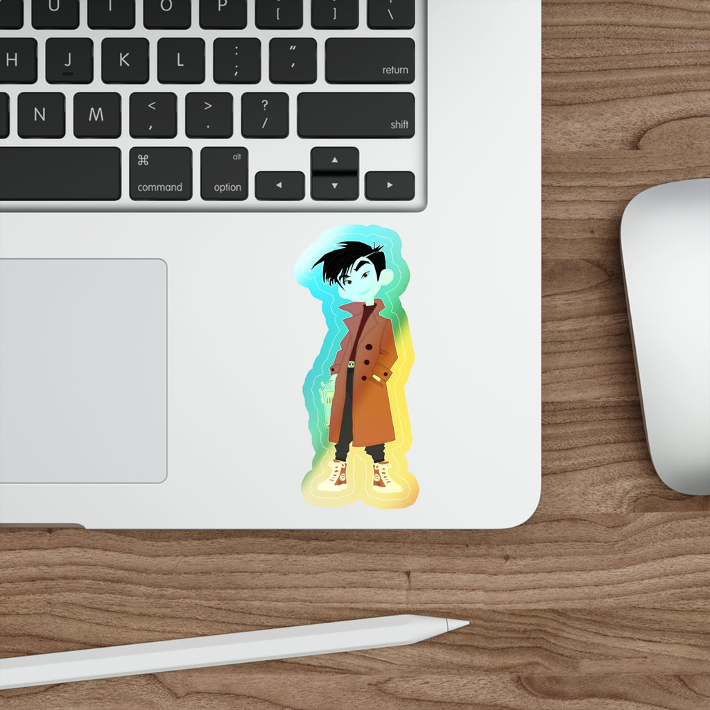 Grey Holographic Sticker (Kid Crew)