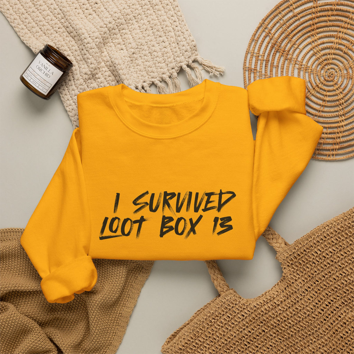 I Survived Loot Box 13 Crewneck Sweatshirt