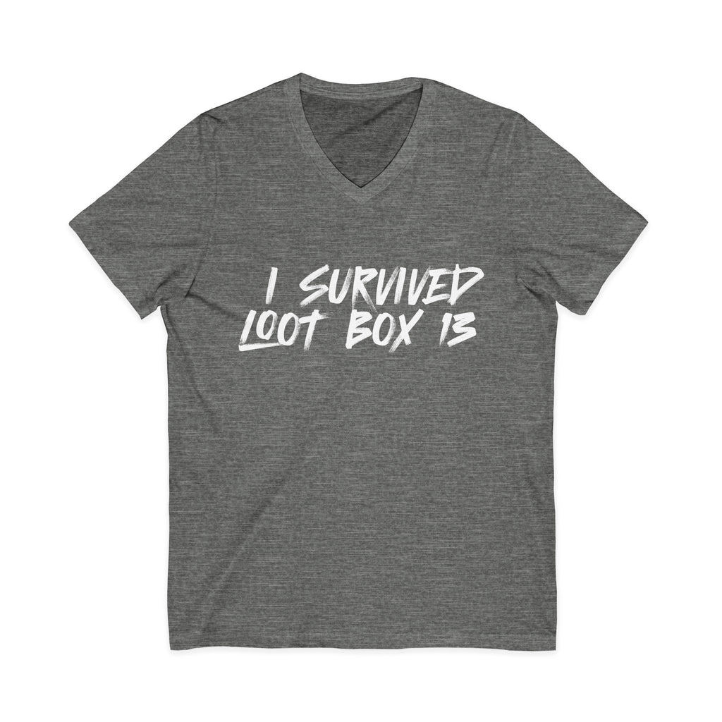 I Survived Loot Box 13 V-Neck Tee