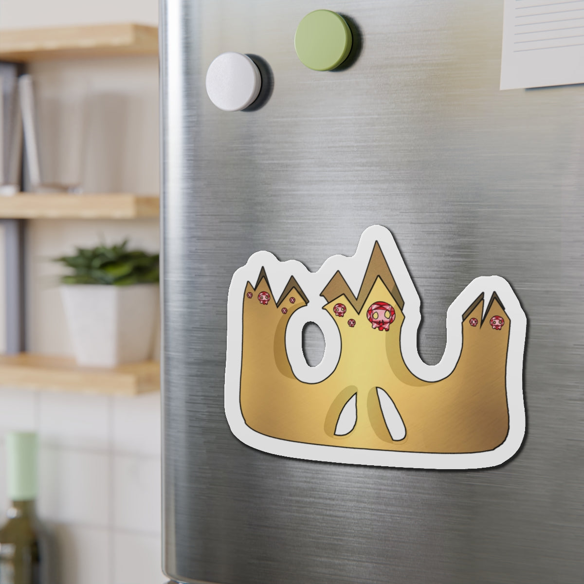 Crown Skull Magnet