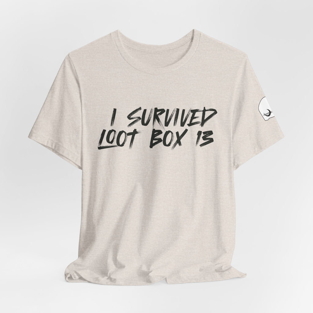 I Survived Loot Box 13 Tee - Heathers