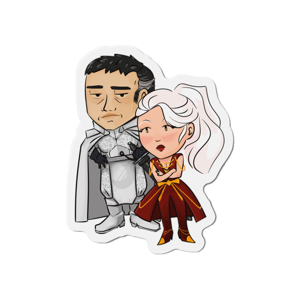 Dalia and Rook Magnet (Chibi-Style)