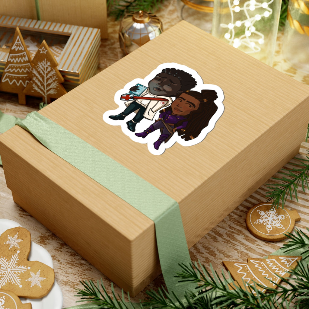Minn and Farlow Sticker (Chibi-Style)