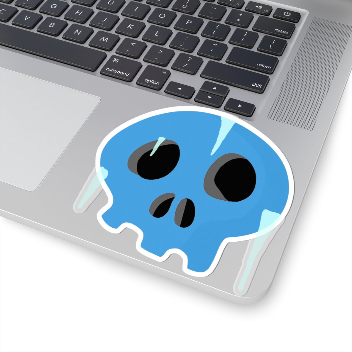 Frozen Skull Sticker