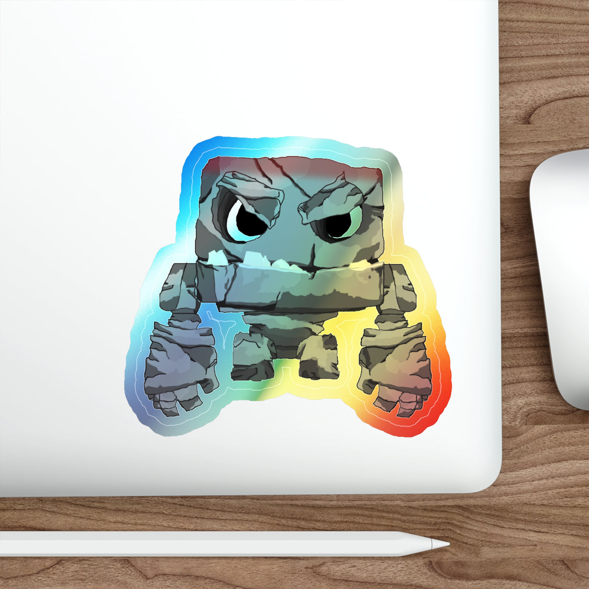 Izzy Mad Holographic Sticker (Kid Crew)