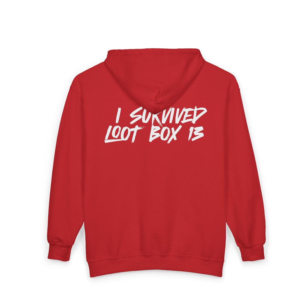I Survived Loot Box 13 Zip Hoodie