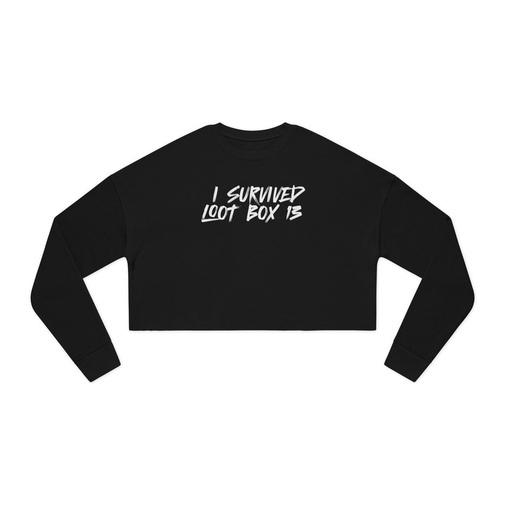I Survived Loot Box 13 Cropped Sweatshirt