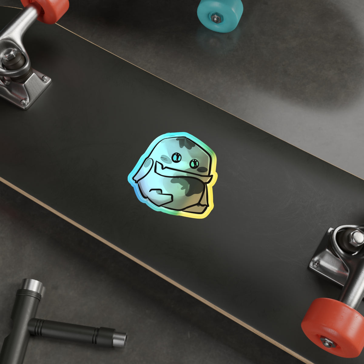 Little Izzy Holographic Sticker (Chibi-Style)