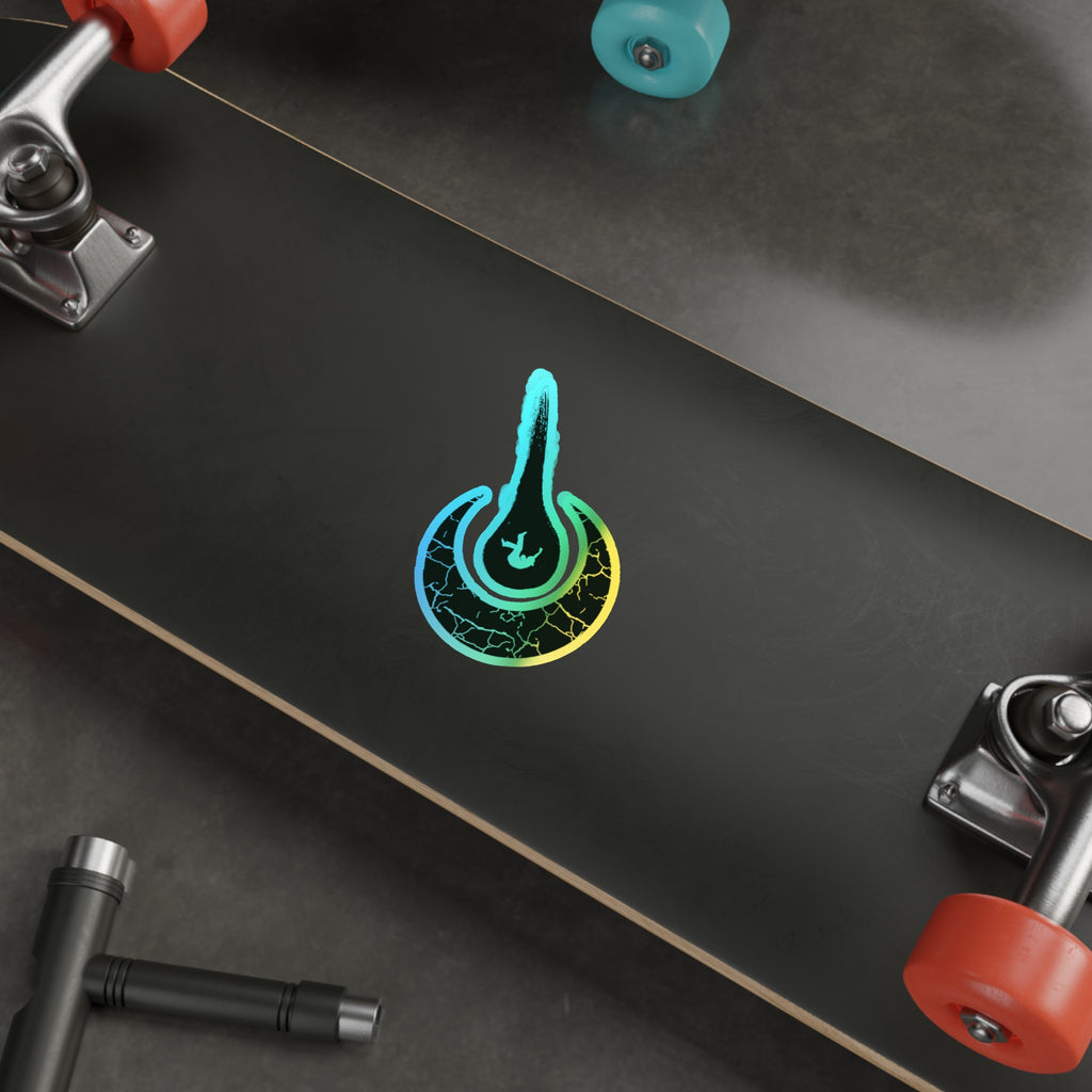 Maurice Africh Logo Holographic Sticker (Ink)