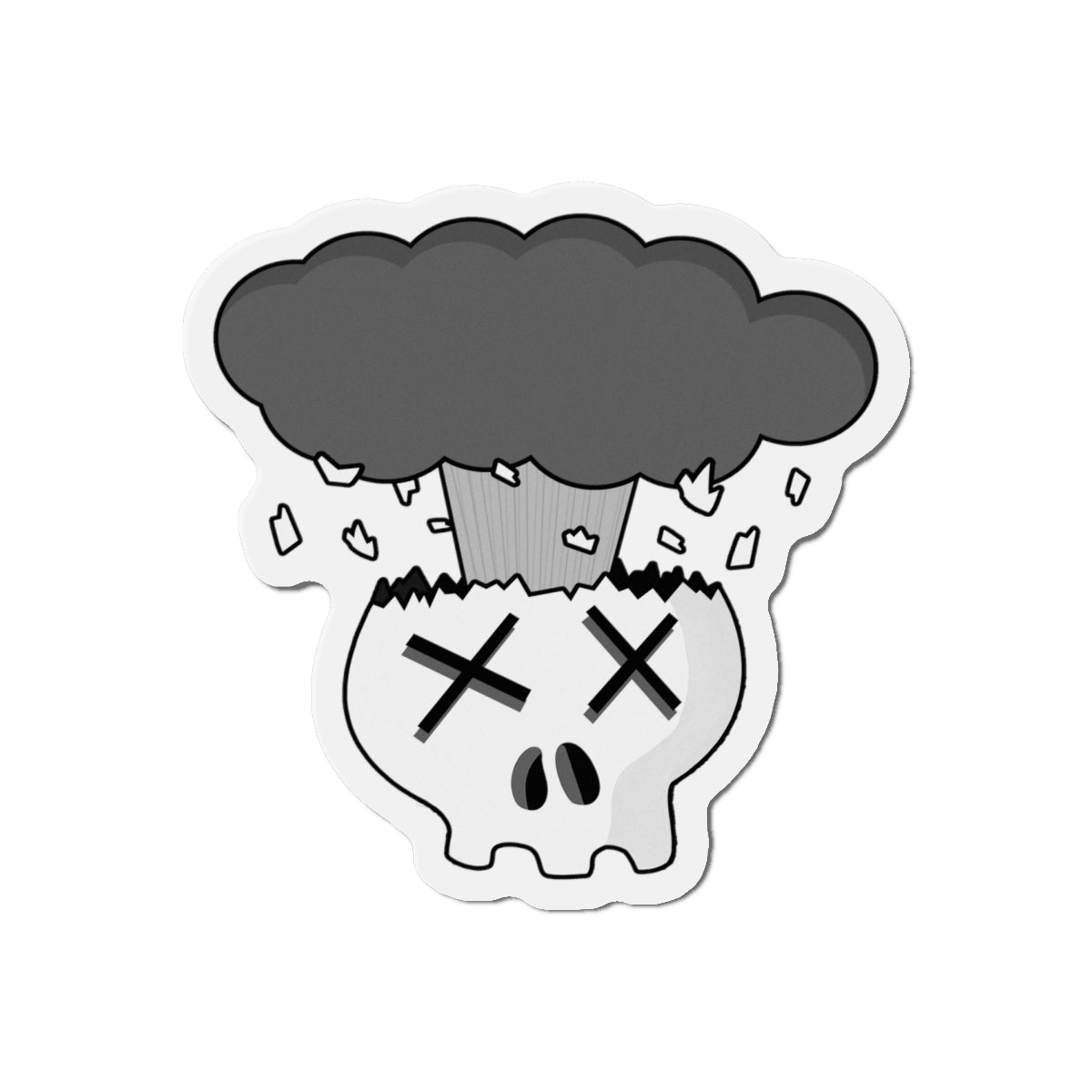 Mindblown Skull Magnet