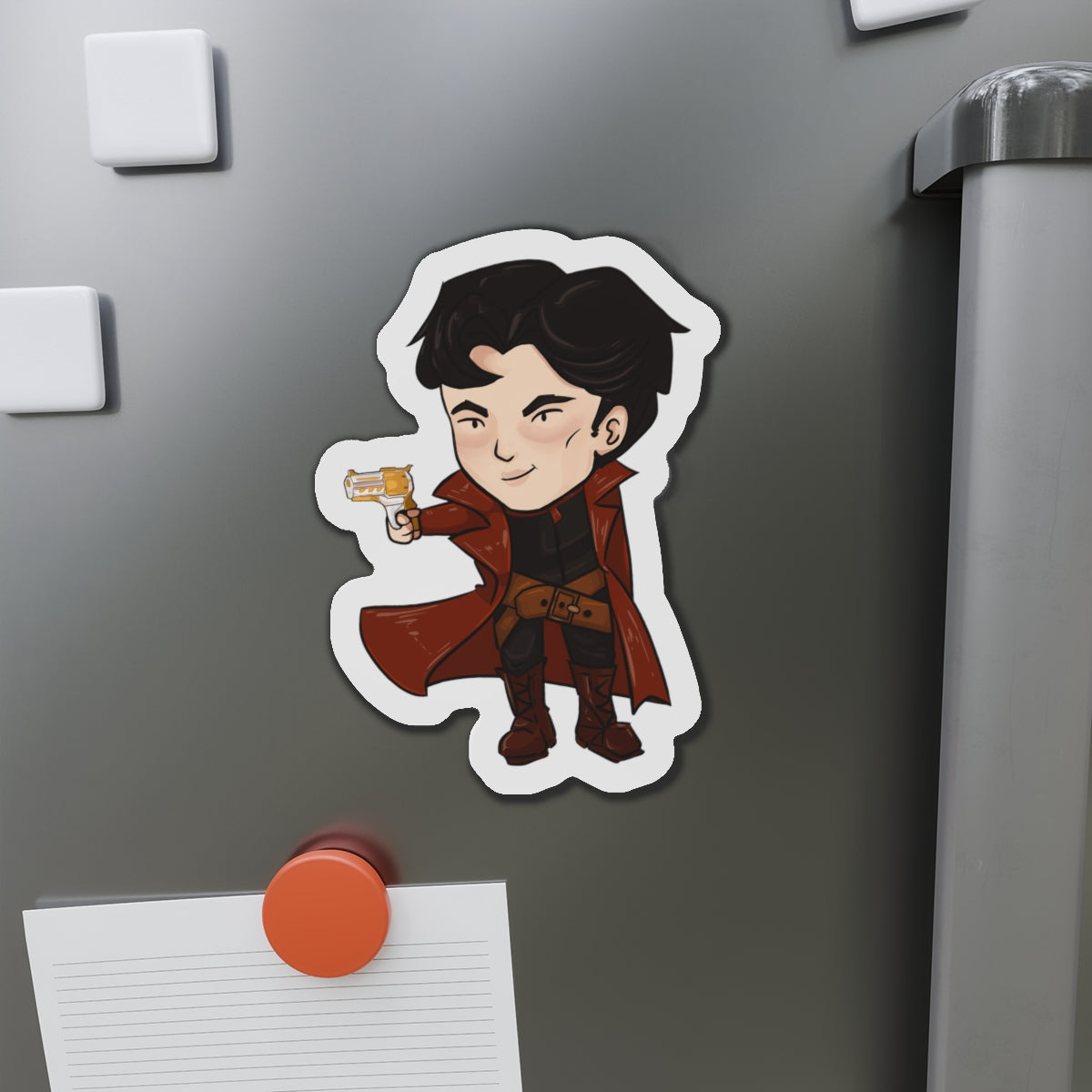 Grey Magnet (Chibi-Style)