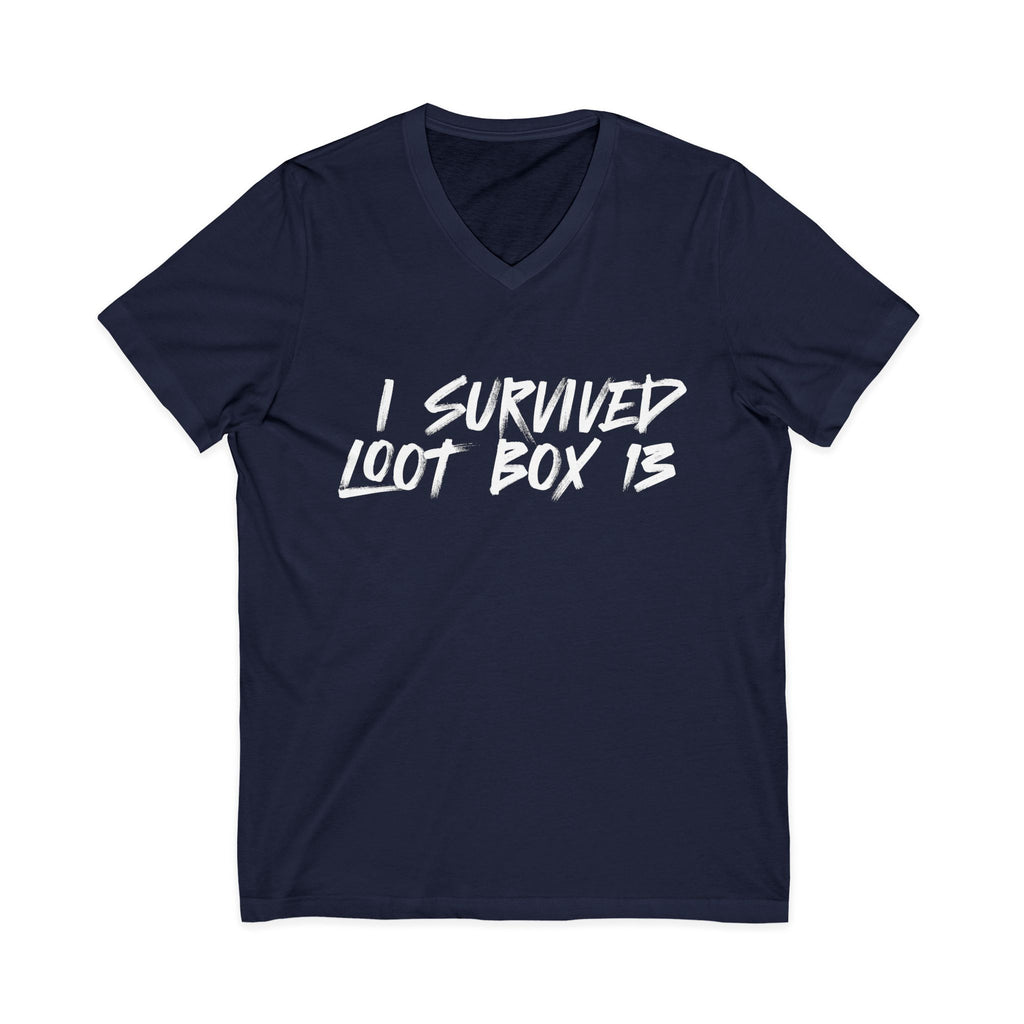 I Survived Loot Box 13 V-Neck Tee