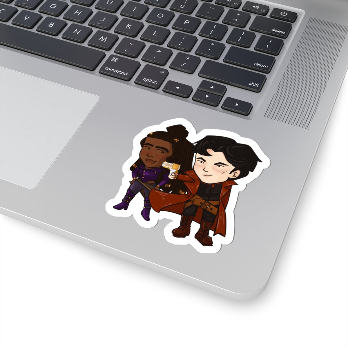 Grey and Minn Sticker (Chibi-Style)