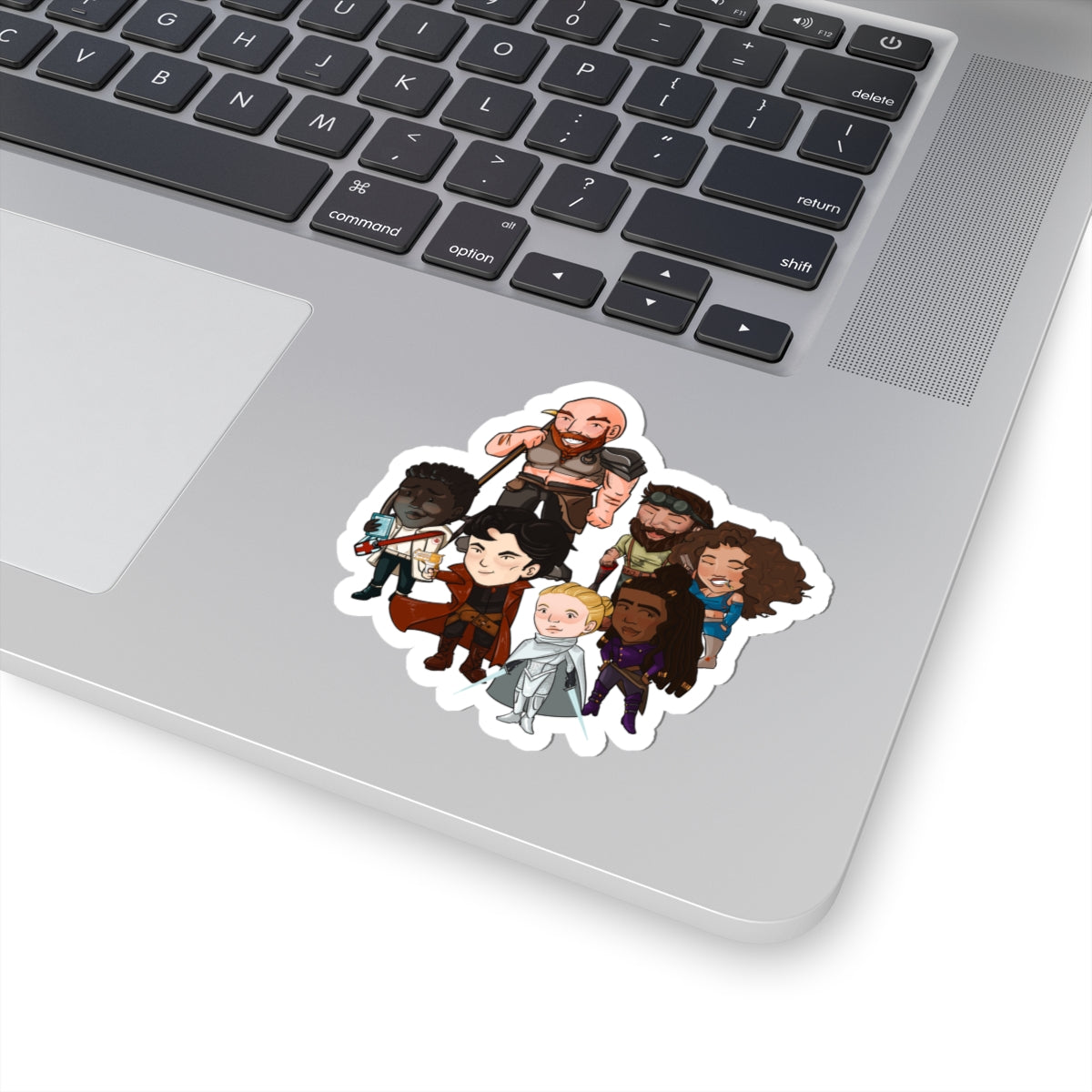 The Crew Huddle Sticker (Chibi-Style)