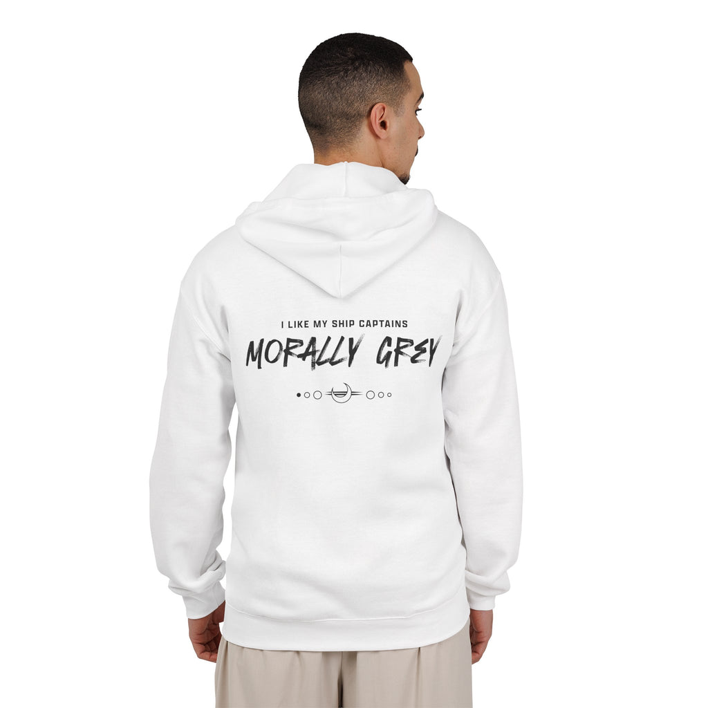 I Like My Ship Captains Morally Grey Zip Hoodie