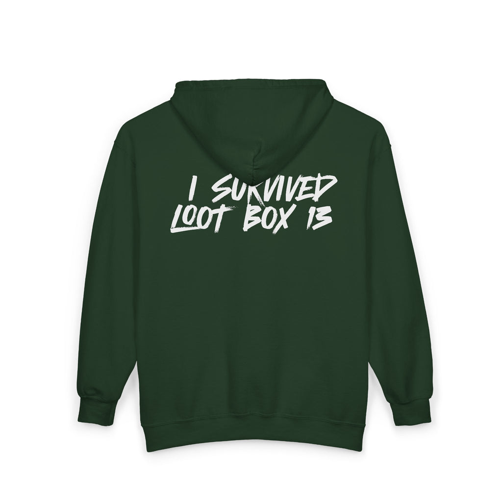 I Survived Loot Box 13 Zip Hoodie