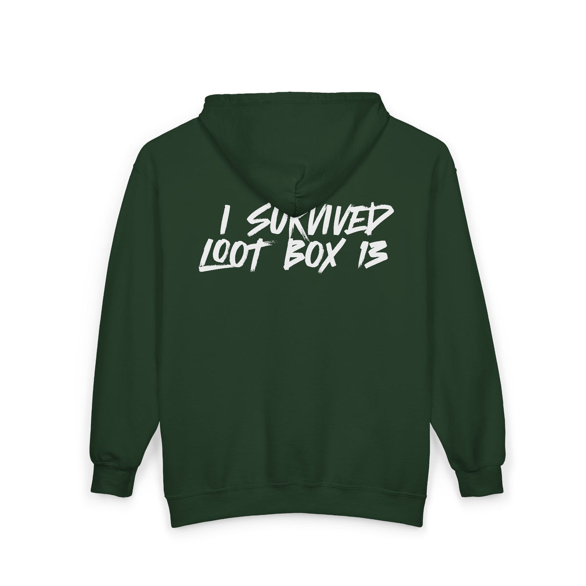 I Survived Loot Box 13 Zip Hoodie