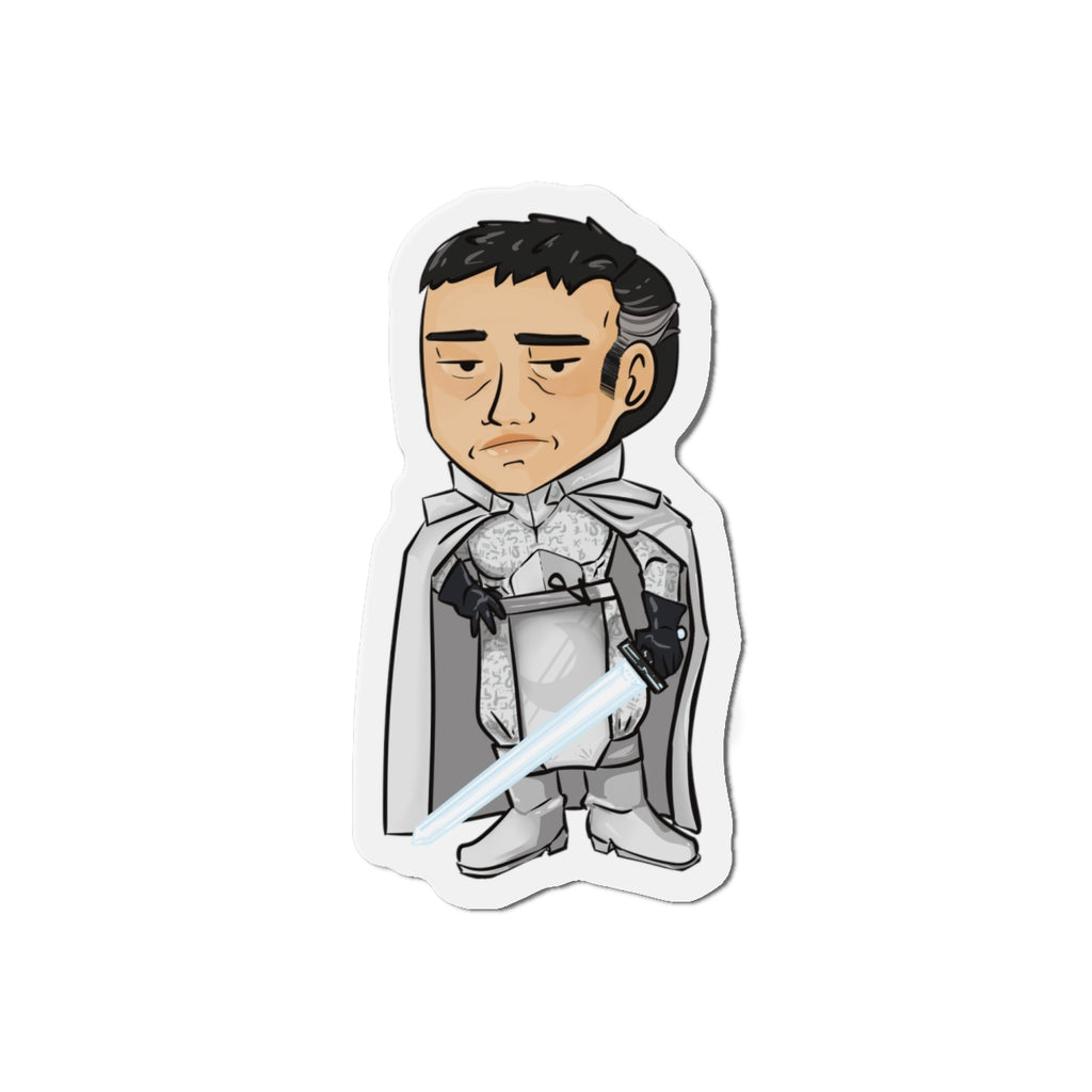 Rook with Glowing Sword Magnet (Chibi-Style)