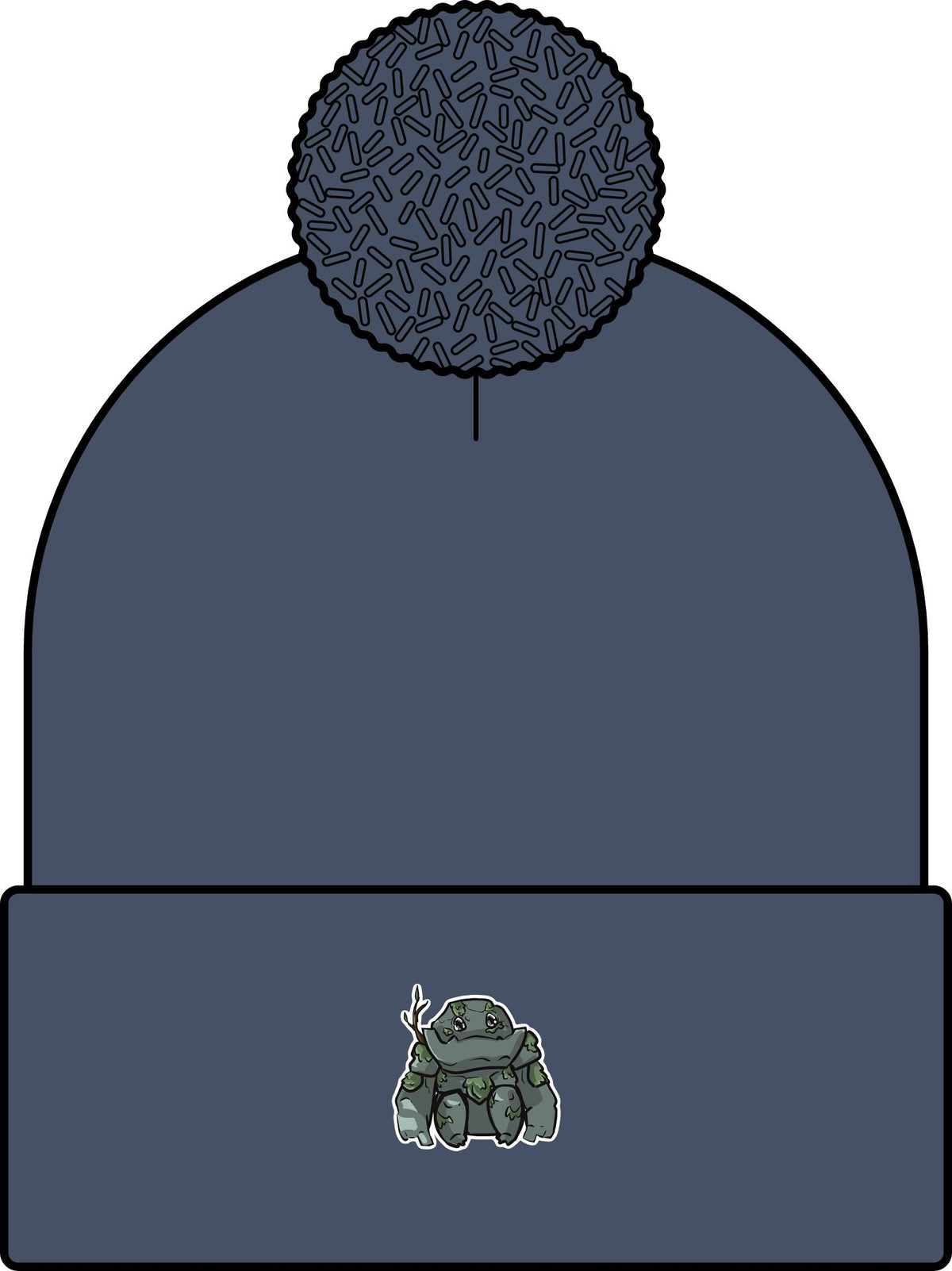 Big Izzy Pom Beanie (Chibi-Style)