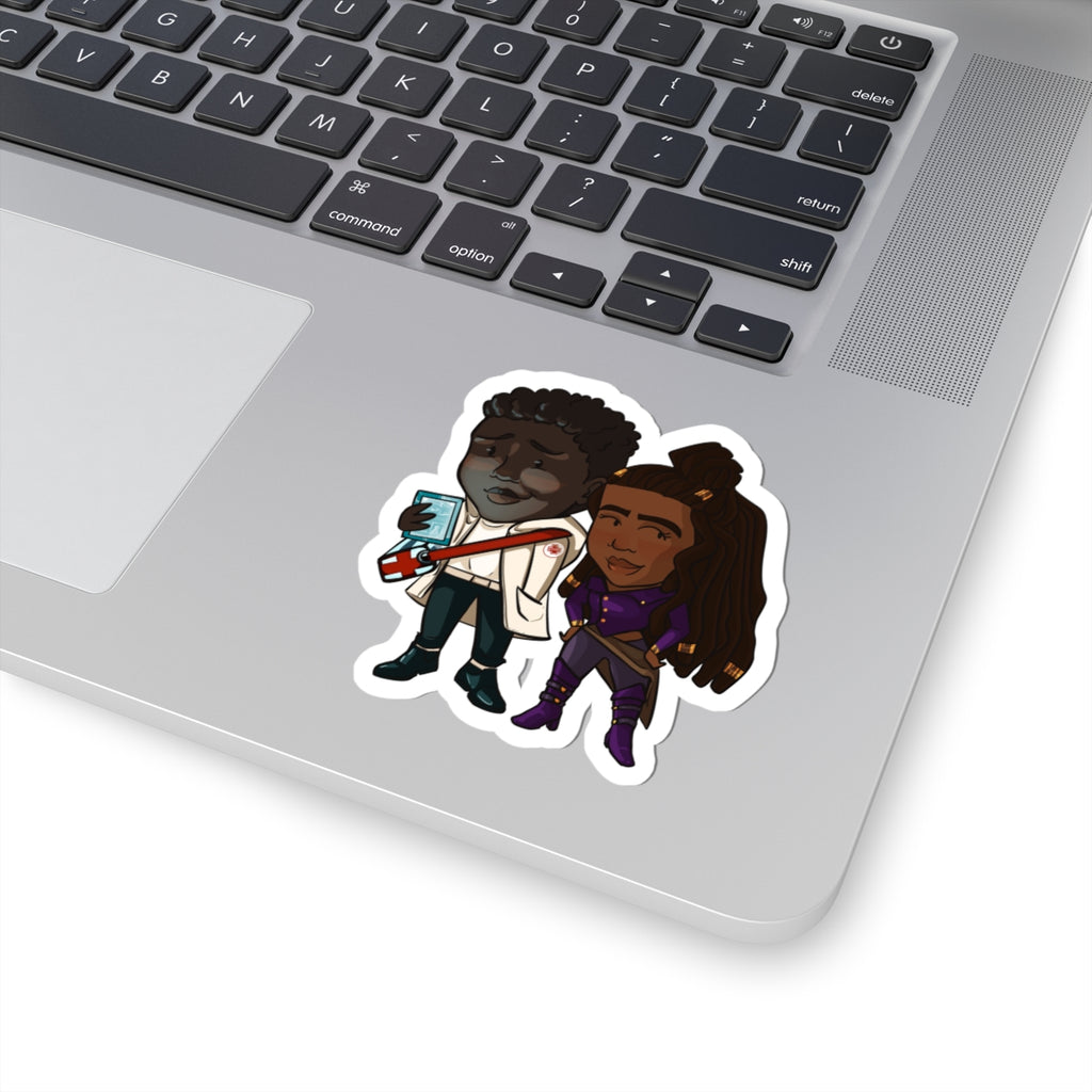 Minn and Farlow Sticker (Chibi-Style)