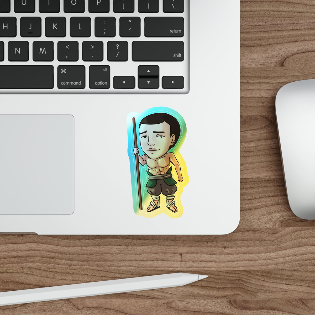 Eddie Holographic Sticker (Chibi-Style)