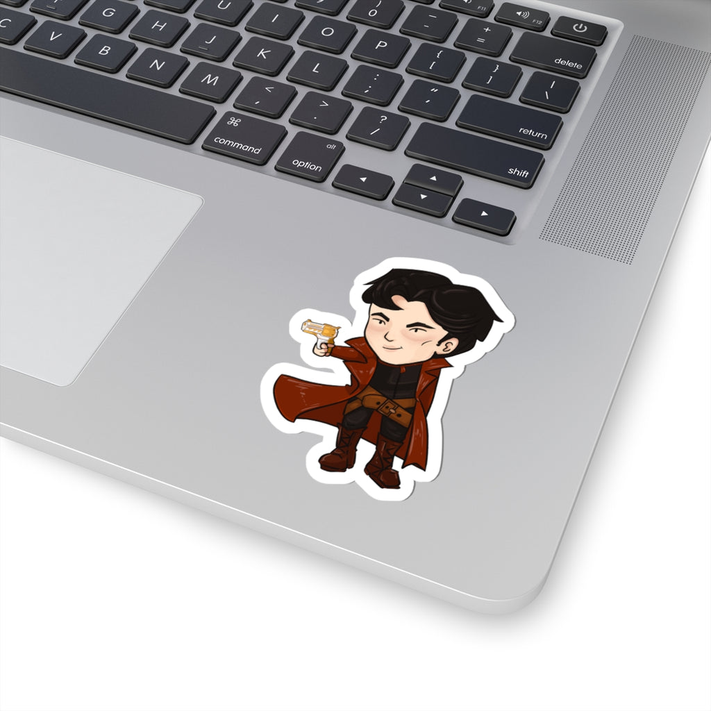 Grey Sticker (Chibi-Style)