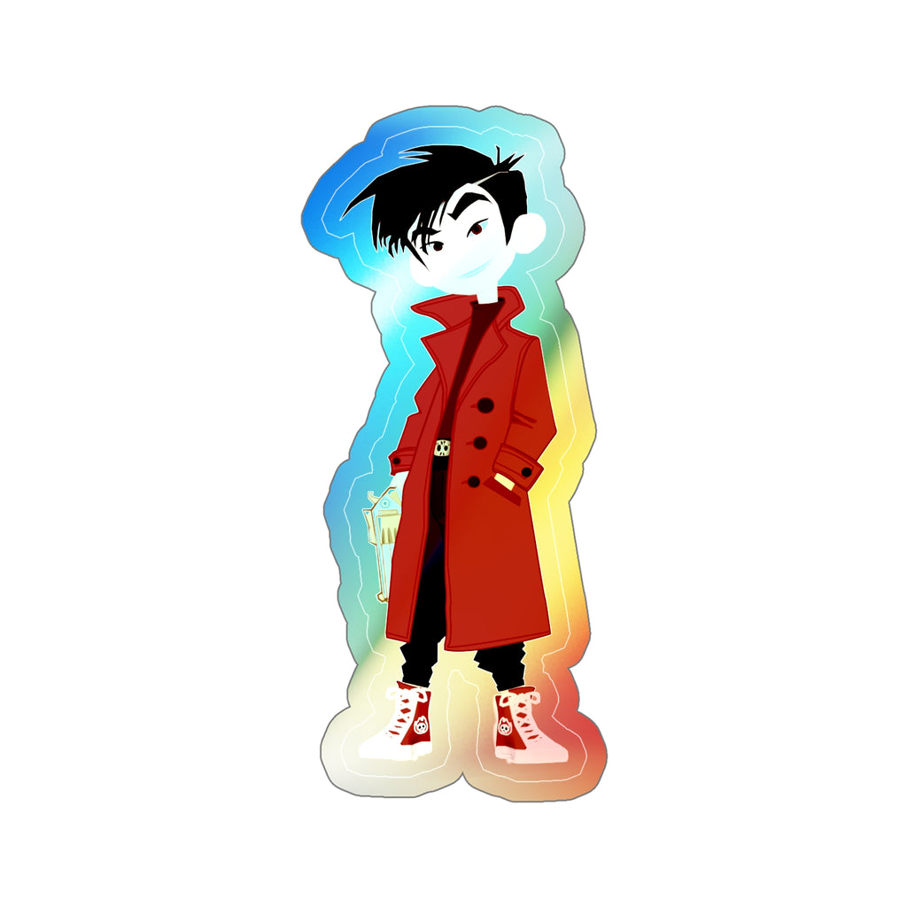 Grey Holographic Sticker (Kid Crew)