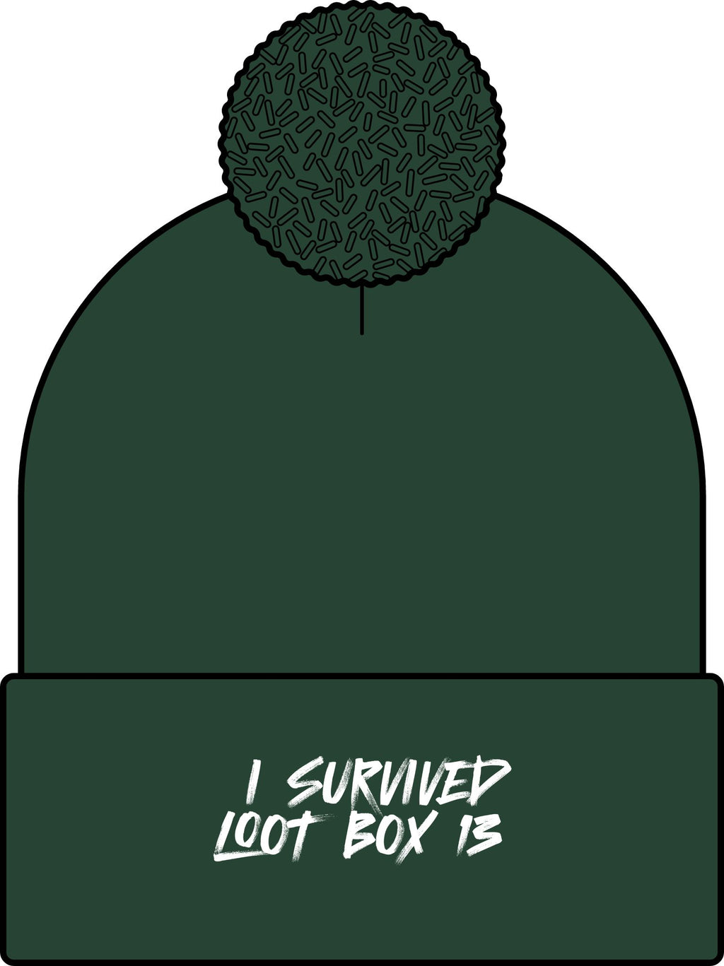 I Survived Loot Box 13 Pom Beanie