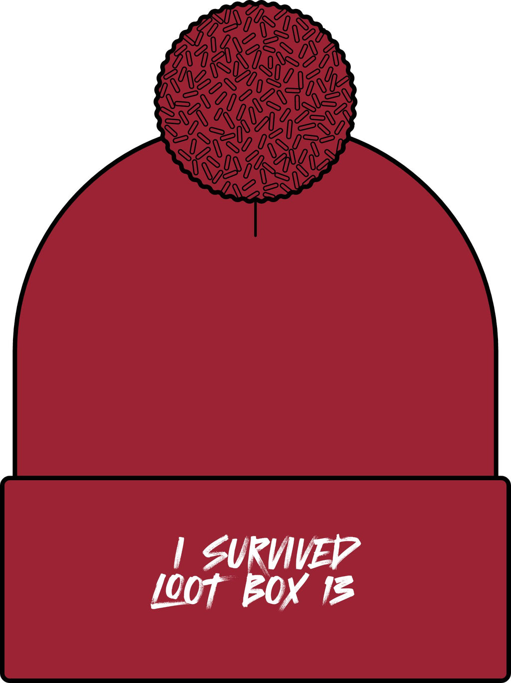 I Survived Loot Box 13 Pom Beanie